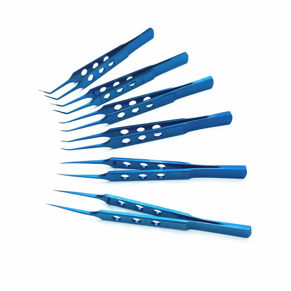 

Пинцет для офтальмологии, щипцы, титановые офтальмологические микрохирургические инструменты, платформа 10,5 см