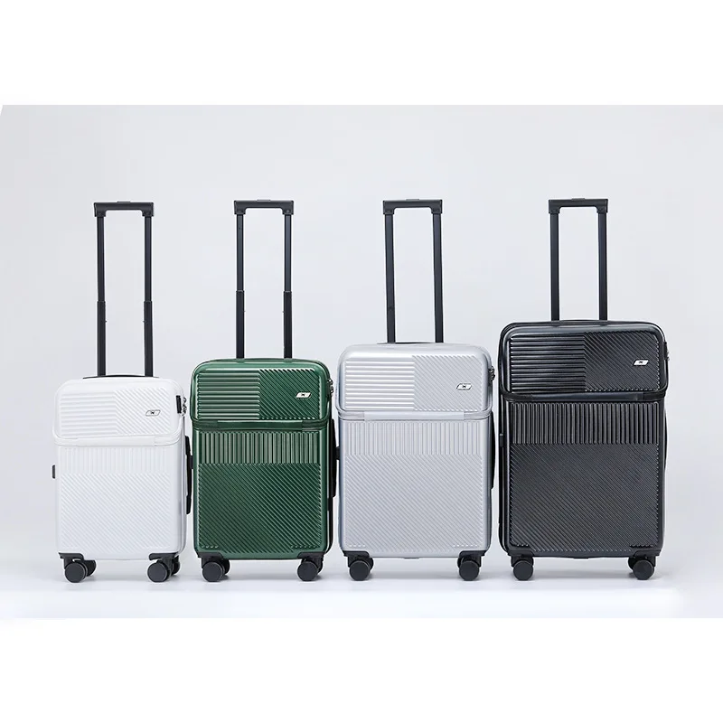 New Front Opening Luggage  Trolley Case  Universal Wheel 20/22/24/26Inch Password Suitcase fashion Luggage Travel Suitcases