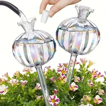 Simulated Glass Automatic Plant Watering Bulbs Shape Flower Plant Water Dripper Lightweight Plant Device Drip Irrigation System