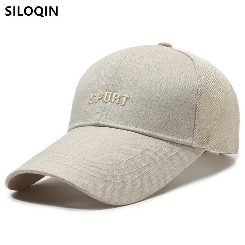 

Snapback Cap New Summer Women's Hats Extended Brim Breathable Mesh Hat Baseball Cap Men's Caps Sunscreen Camping Fishing Cap