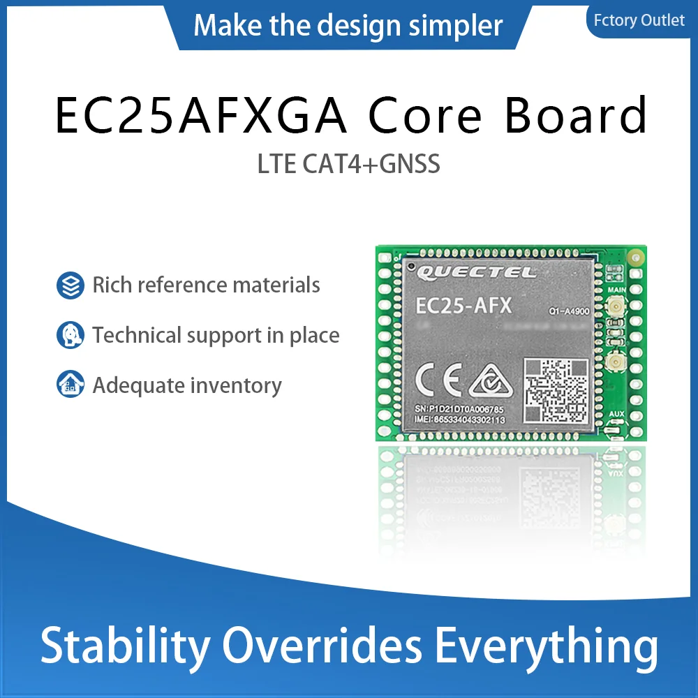 

LTE CAT4 Development Boards EC25AFXGA EC25AFXGA-128-SGNS Core Board 1pcs