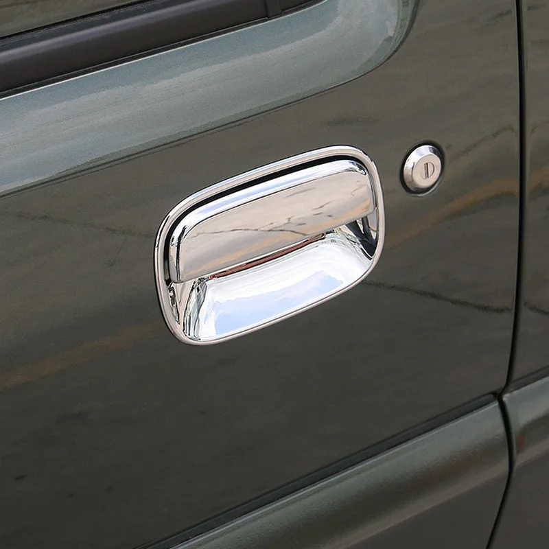 

BJMYCYY 6 шт. Стайлинг автомобиля Высокое качество задний багажник ABS крышка дверной ручки наклейка для Suzuki Jimny аксессуары для автомобиля украшение