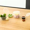 50Pcs 25ml Plastic Takeaway Sauce Cup Containers Food Box With Hinged Lids Pigment Paint Box Palette Disposable Box 4
