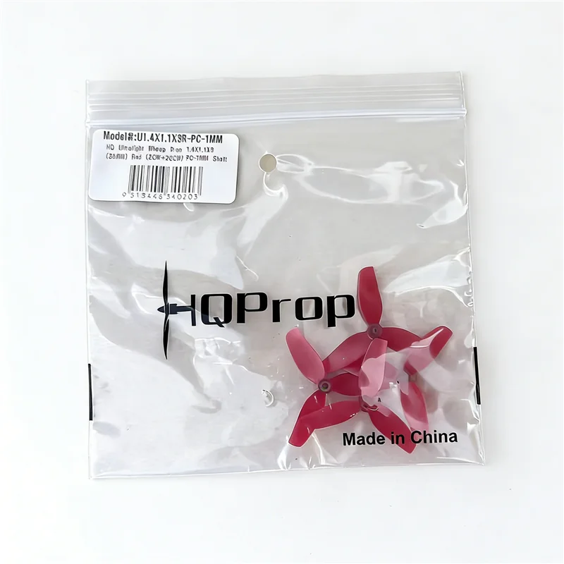HQProp Ultralight Whoop 35mm 1.4x1.1x3 - 2 Paires (CW+CCW) Axe 1mm