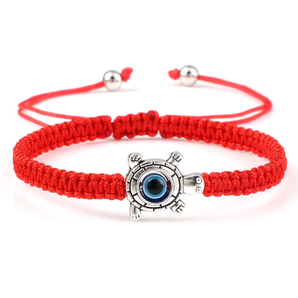 Jasimkiss 4/12Pcs Adjustable Red String Blue Evil Eye Bracelets For - Foto 6