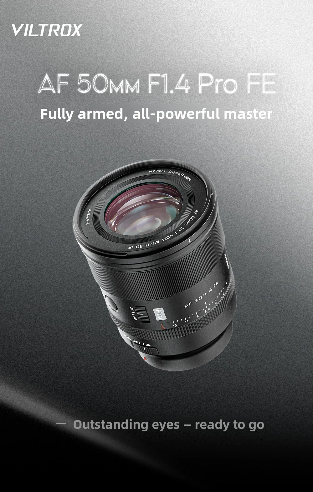 VILTROX AF 50mm F1.4 Pro FE 풀프레임 인물/풍경 렌즈 ( E 마운트 A6700 ZVE1 FX3 FX2 FX30 A7C2 A7CR A7M3 A7M4 호환)