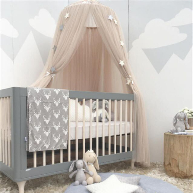 Nordic Bed Net Children's Room Decorated with Hanging Bed Curtain Bed Curtain Children's Tent Bed Curtain Baby Bed Net Kids