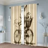 2pcs, Curtain Popular Whimsical Easter Bunny Versatile Durable Polyester (without rod) Holiday for Bedroom & Various Living 6