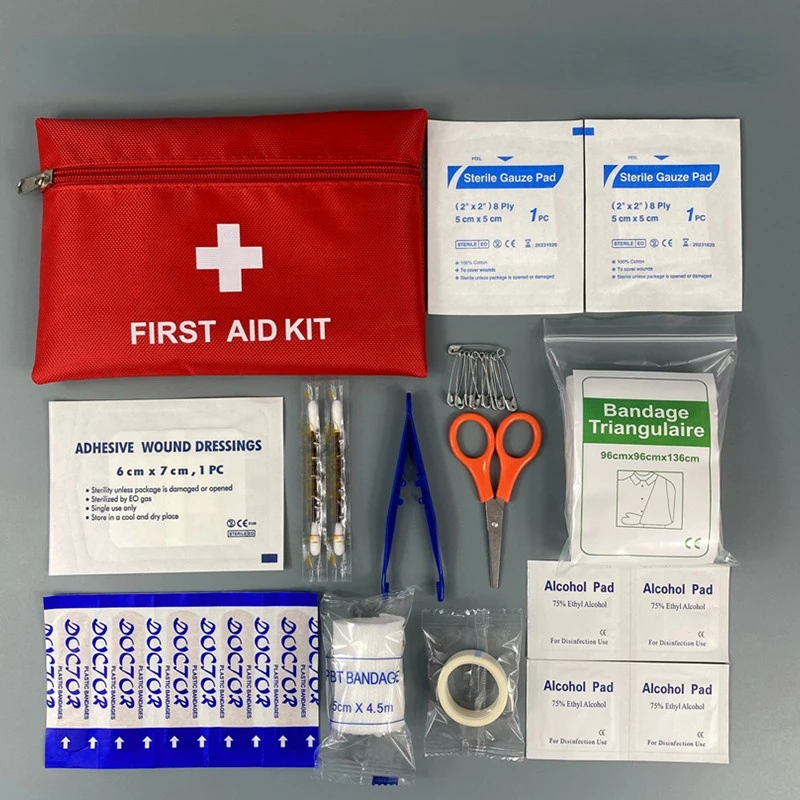 

Portable Outdoor Waterproof Person or Family First Aid Kit for Emergency Survival Medical Treatment In Travel Camping or Hiking