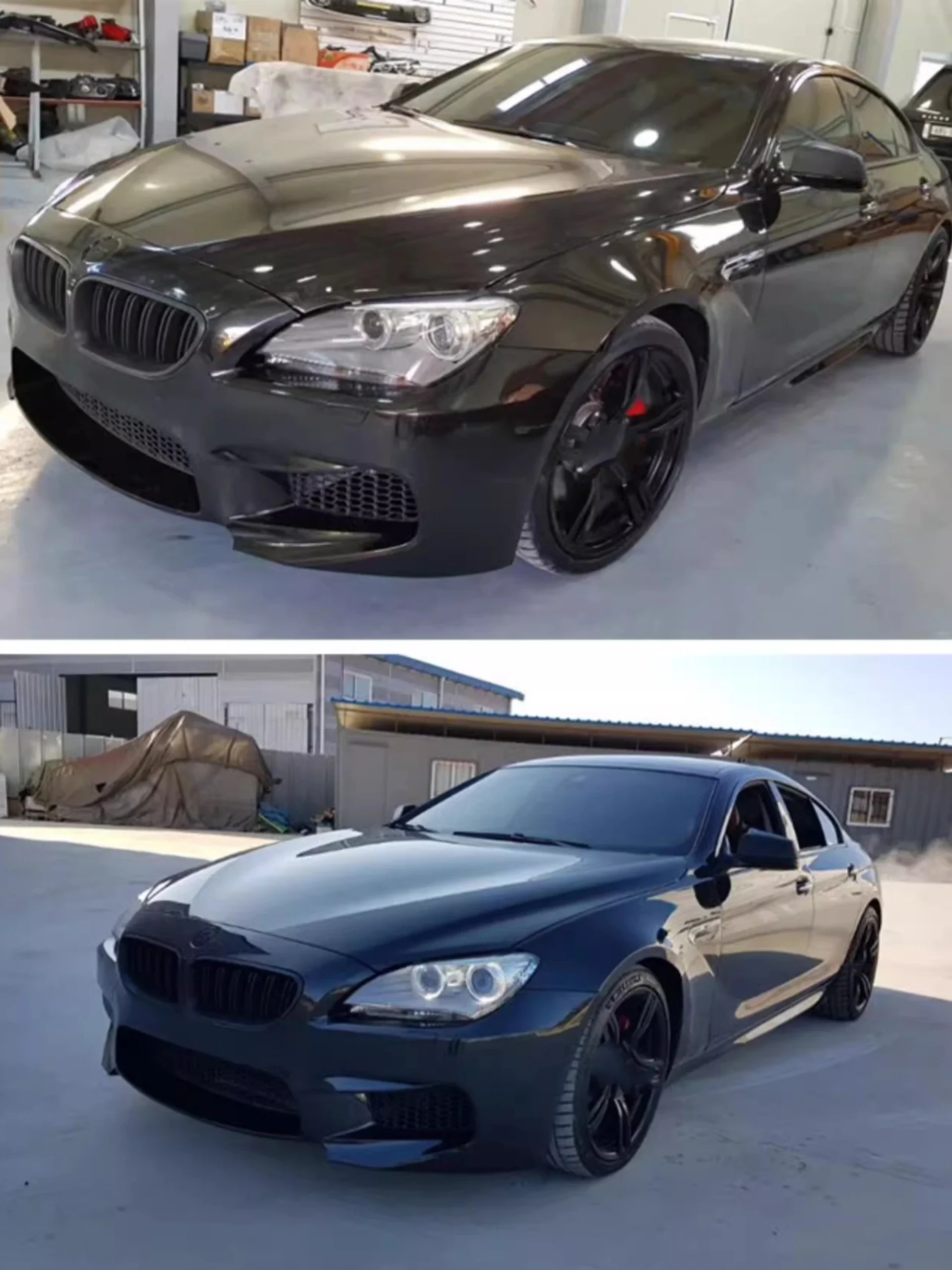 Front Rear Bumper Assembly Side Skirt Fender for BMW 6 Series F12 F13 Upgraded M6 Body Kit Car Accessories