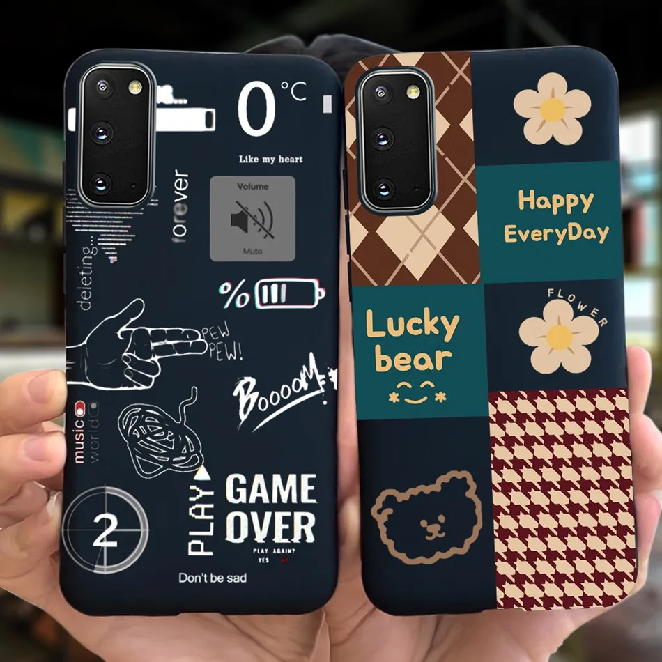 Fashion Cute Cartoon Soft Candy Color Silicone Phone Case Cover