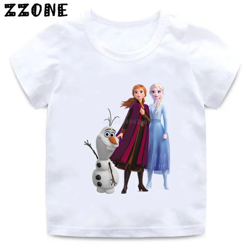 t-shirt in kid	 Frozen Elsa Anna Graphic Cute Girls Clothes Disney Princess Kawaii Kids Funny T-Shirts Baby T shirt Summer Children Tops,ooo5493 t-shirt design kid	