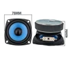 Tenghong 3 Inch 78MM Full Frequency Motorcycle Audio Speaker Horn 4Ohm 10W Translucent Blue Basin Water Proof Loudspeaker 5