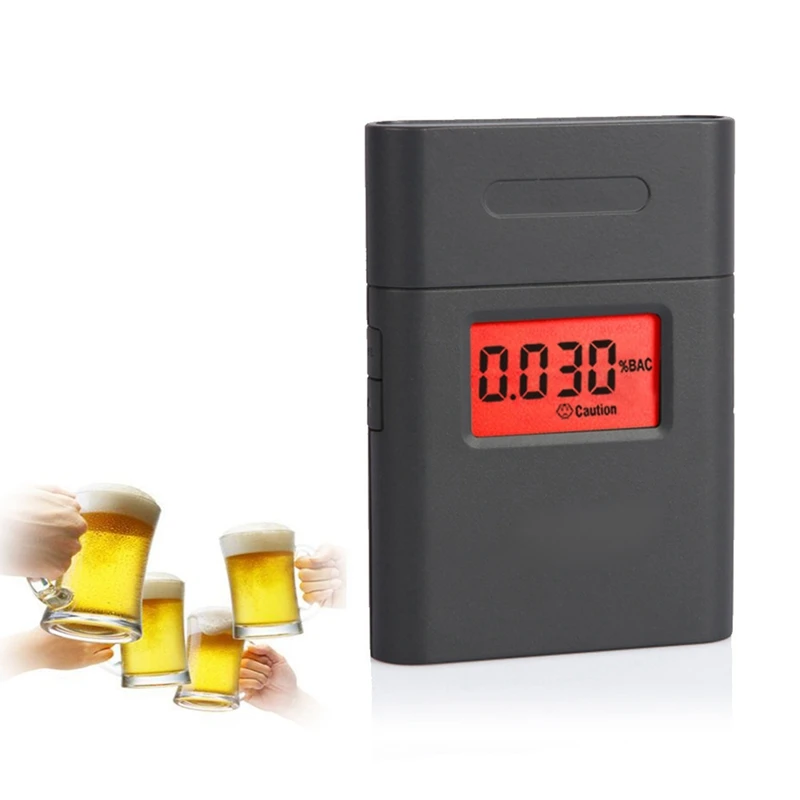 AT838 Professional Police Digital Breath Alcohol Tester Breathalyzer