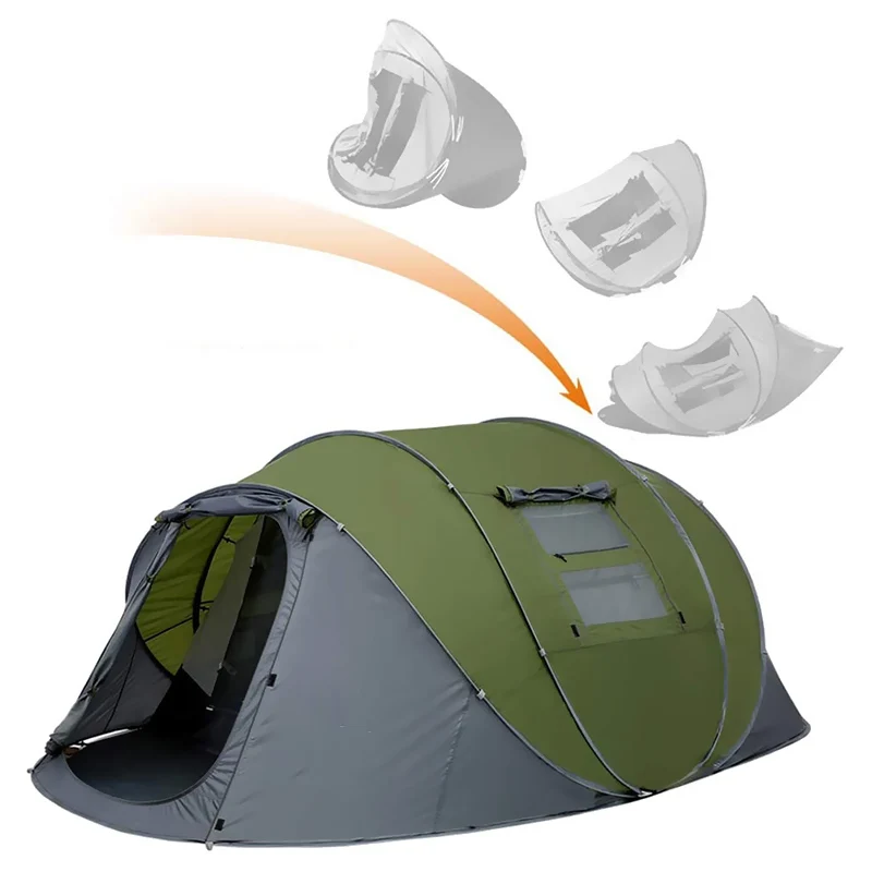 

UV Protection Automatic Tents 3-4 Person Large Family Camping Tent naturehike gazebo
