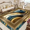 Luxury Golden Marble Abstract Carpets Living Room Decoration European Style Rug Home Sofa Area Mats Room Doorway Hallway Carpet 4
