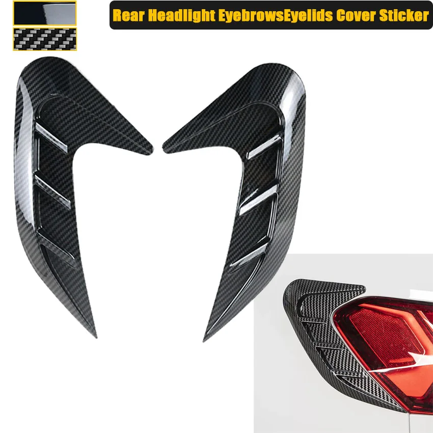 

Rear Headlight Eyebrows Eyelids Cover Sticker Frame Trim Stripe Decoration For Audi A3 8Y Sportback 2021 2022 Car Accesories