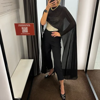 Women Sheer See Through Long Cape High Low Hem Chiffon Shawl Flowy Mesh Poncho Wraps for Evening Dress Cover Up Capes Tops 1