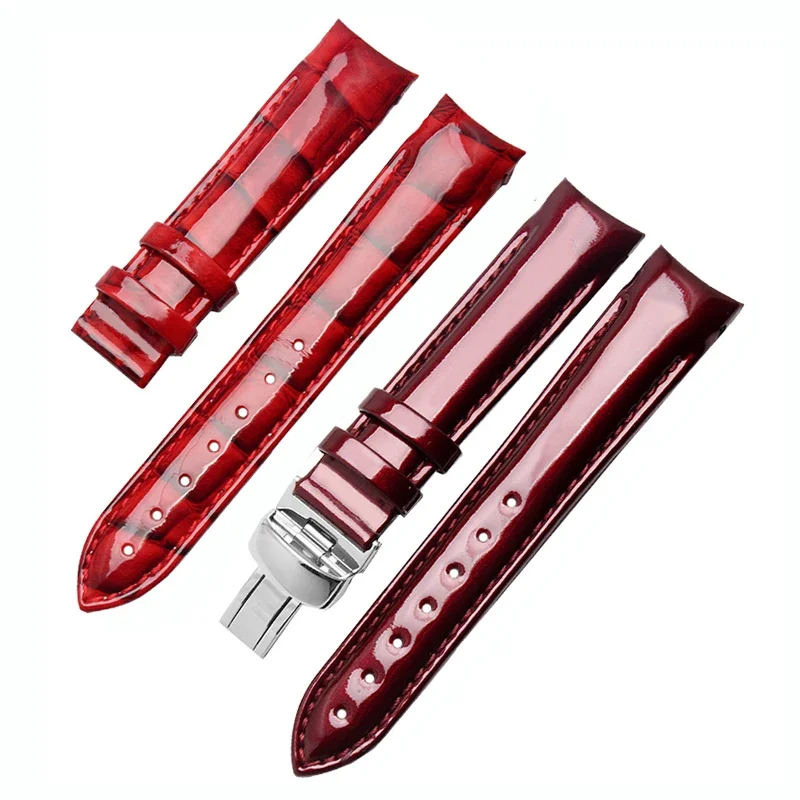18Mm (Buckle16Mm) Per Orologio Da Donna Tissot T035210A T035207 Cinturini Per Orologi In Vera Pelle Di Alta Qualità Cinturino Tissot Kutu Bracciale