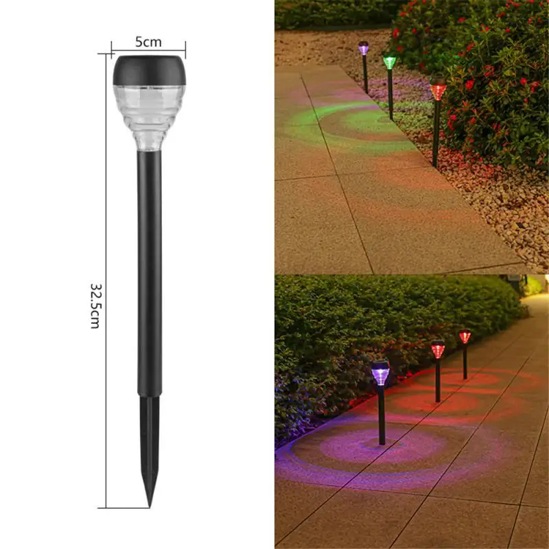 

Led Solar Lawn Lights Outdoor Waterproof Warm Light Garden Decoration Landscape Lamp For Walkway Path Villa Yard Driveway