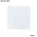 8x8 white 50pcs