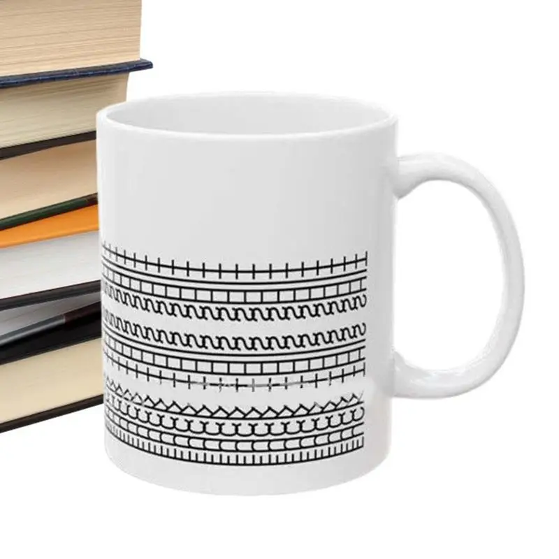 Creative Information Ceramic Coffee Mug Funny unique mug for friends family and coworkers Modern Coffee Lover Cup Gift
