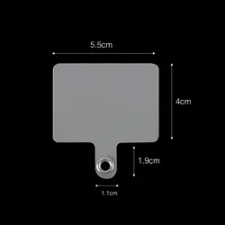 Enhanced Product Title:  
Heart - Shaped Metal Phone Ring Holder with Self - Adhesive Charm - 6Pcs (Clear patch)