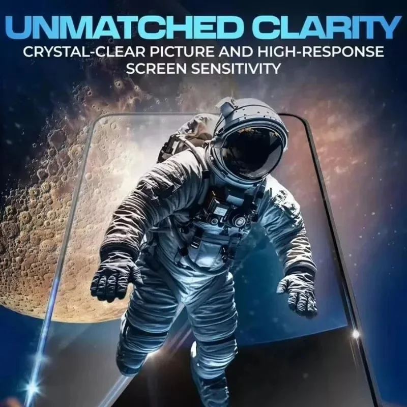 One-Click Anti-Peeping Tempered Glass Screen Protector - Easy Install, 2-3 Pack