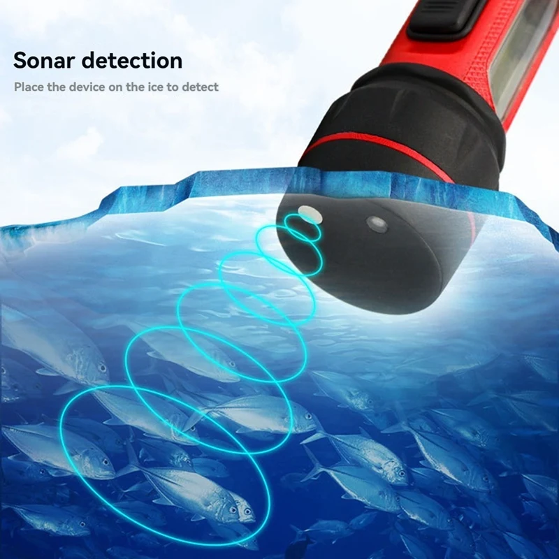 Y49A F12-Wireless-Fish-Finder-Echo-Sounder-90M-Depth-Portable-Waterproof-Sonar-For-Winter-Ice-Fishing