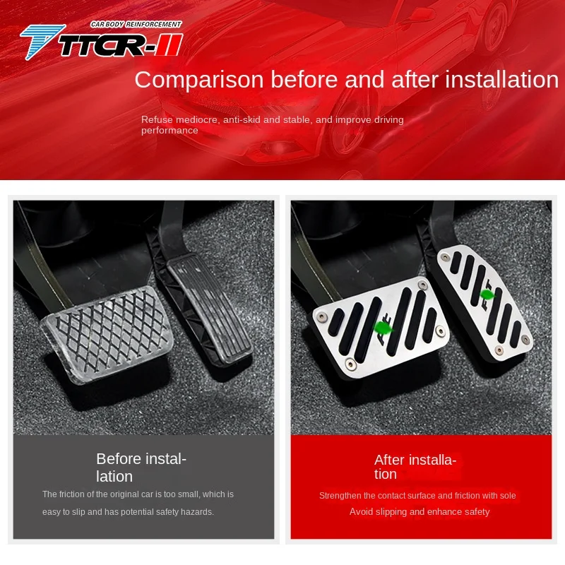 Auto Car Pedal for Honda Fit GK5 2014 2015 Gas Brake Clutch Accelerator Pedal Cover Accessories