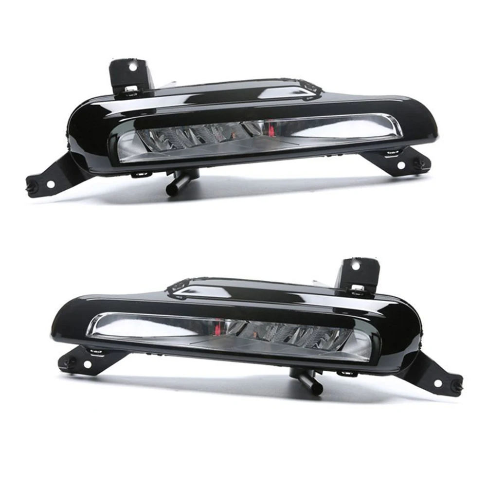 Accessori Fendinebbia Per Range Rover Evoque 2016/90-19 Paraurti Anteriore Fendinebbia Lr072645 2 Pezzi Abs + Led Nero Squisito