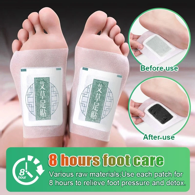 10-30PCS/Bag Natural Detox Foot Patches Stress Relief Feet Deep Sleep Herbal Detox Sticker Relieve Stress For Foot Care Tools