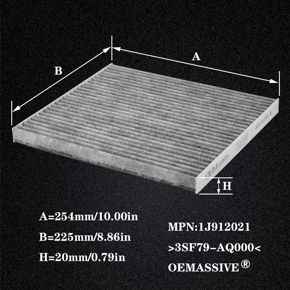Car Activated Carbon Cabin Air Conditioning Filter Hyundai Grand Santa Fe Grandeur GH Santa Fe 3 DM Sonata 6 YF 97133-3SAA0
