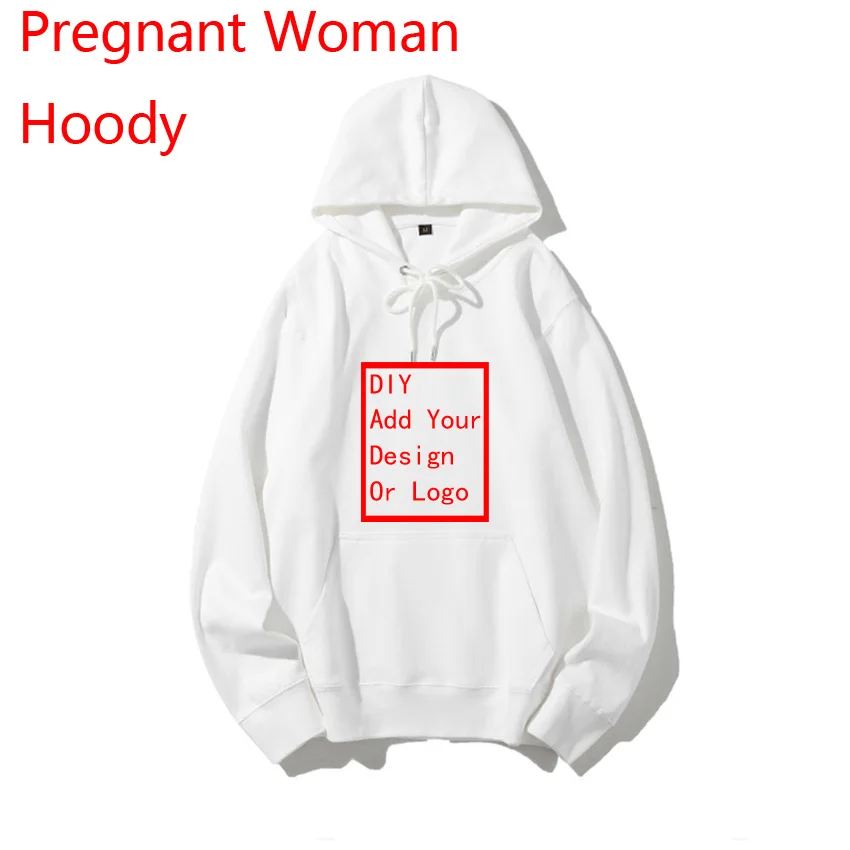 Dinosaurs Fashion Funny Printed Spring Autumn Hoodie Pregnant Women Customized Print Idea Cool Pregnant Woman Hoodie DIY Add You 2