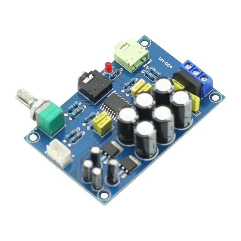 TPA6120 Headphone Amplifier Board HIFI TPA6120A2 Audiophile Headphone Amplifier Board Zero Bottom Noise Kit Finished audio amplifier audio power amplifier board
