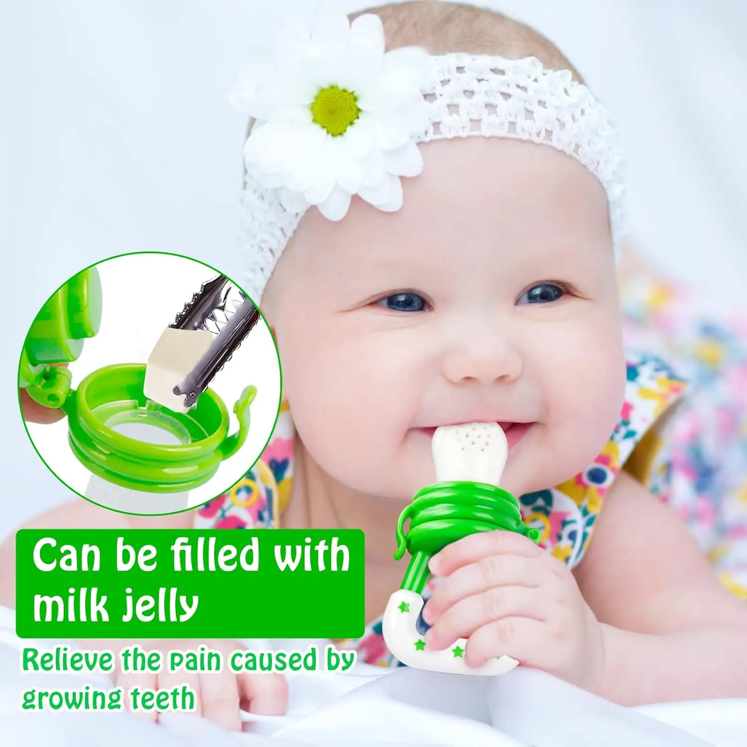 1Pcs Baby Fruit Food Feeder Silicone Spoon Food Grade Newborn Tableware