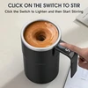 380ML Electric Coffee Self Mixing Mug IP67 Waterproof BPA-free Coffee Stirring Mug Rechargeable Automatic Magnetic Cup For Tea 2