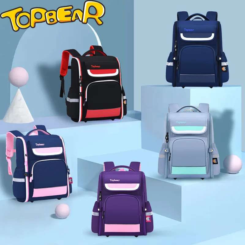 

Orthoped Primary School Bag for Girls Boys Students Cute Children's School Backpack Large Capacity Kids Rucksack Mochila Daypack