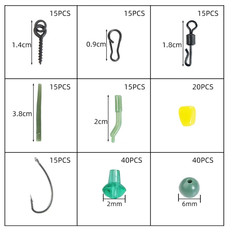 

157D 275 Pcs Fishing Tackle Accessories Fishing Jigs, Topwater Lures Suitable for Freshwater and Saltwater S