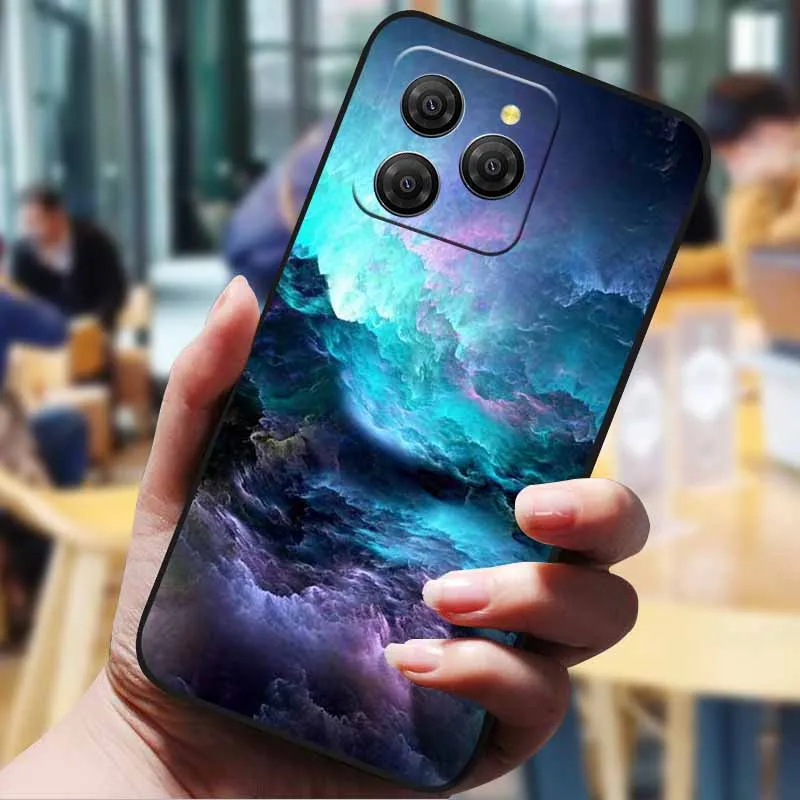 Cartoon Painted Silicone TPU Phone Case - Blackview Shark 9 5G Back Cover Bumper