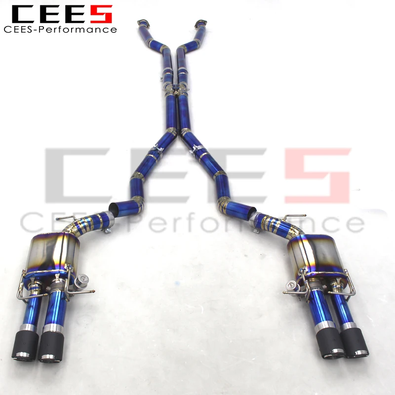 

CEES титановые выхлопные трубы Catback, автозапчасти для BMW M5 E60 5,0 2003-2010