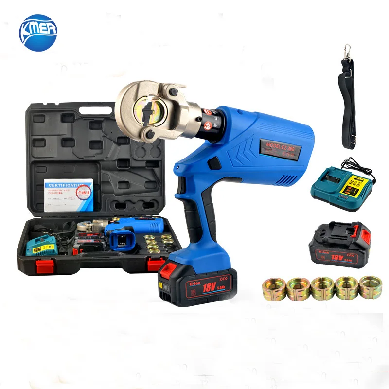 UPDATED EZ-300/EZ-400 Rechargeable Hydraulic Pliers Electric Hydraulic Crimping Charging Crimping Tool With LED Display