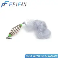 1pc Fishing Net Luminous Bead Netting Sea Fish Net Sticky Trap Mesh Throwing Net Fishing Tackle Spring Fishing Feeder Trap Tools