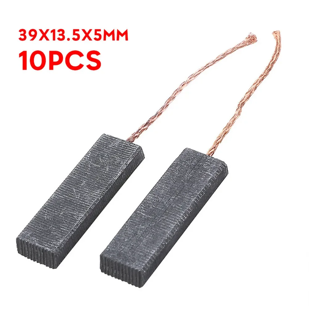 Motor Carbon Brush Set 2/4/10pcs 39x13.5x5Mm for Siemens Washing Machine Electric Drill Angle Grinder for Electric Motors tool electric drill angle grinder carbon brush