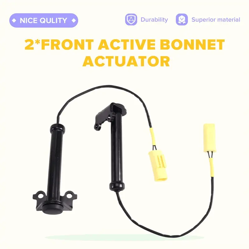 2Pcs 51239883419 BMW X1 X2 U11 U12 미니 컴파트먼트 후드 힌지 센서 용 엔진 프론트 액티브 보닛 액추에이터