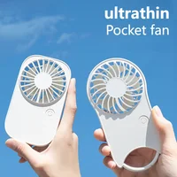 Ultra-Thin Portable Handheld Fan with USB Charging Mini Pocket Fan with USB Charging, Quiet and Portable 1