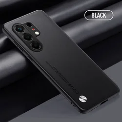 Sleek Hard Leather Camera Protect Case for Tecno Camon 50 Ultra (Black)