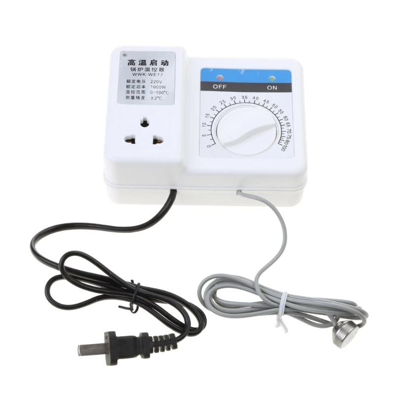 1pc 220v 1000w Boiler Thermostat Regulator Circulating Pump Temperature  Controller - Thermometer Hygrometer - AliExpress