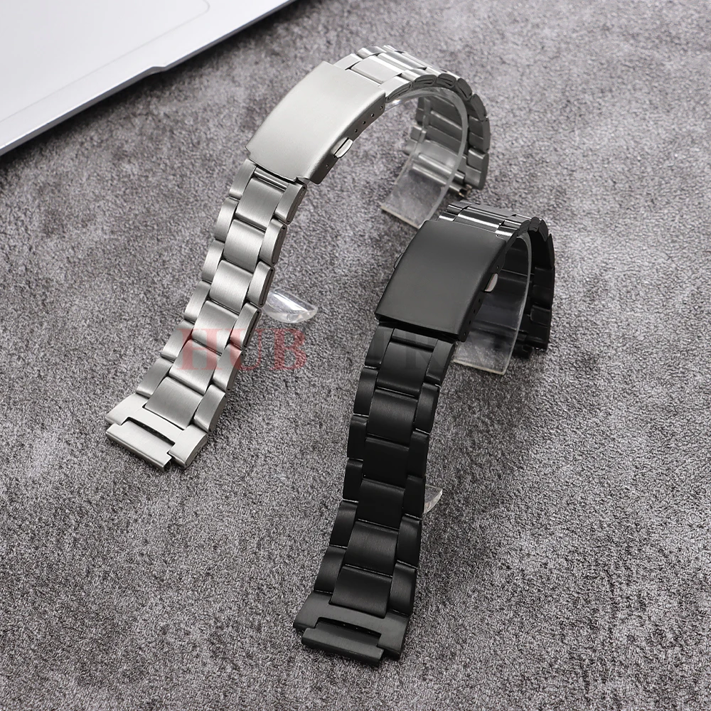 Edelstahl-Armband für Casio AE1200/1300, 18 mm Armband für F-91W F84 F105/108/218 A158W/168, Herren- und Damen-Metallarmband – Detail 8