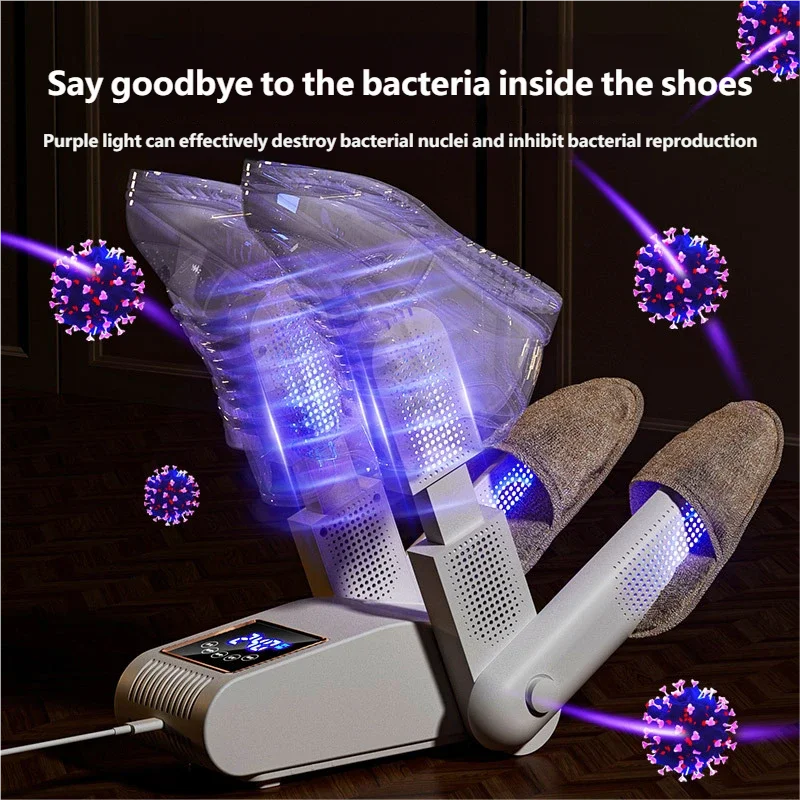 HOMEFISH Shoe Dryer Portable 180° Folding Design